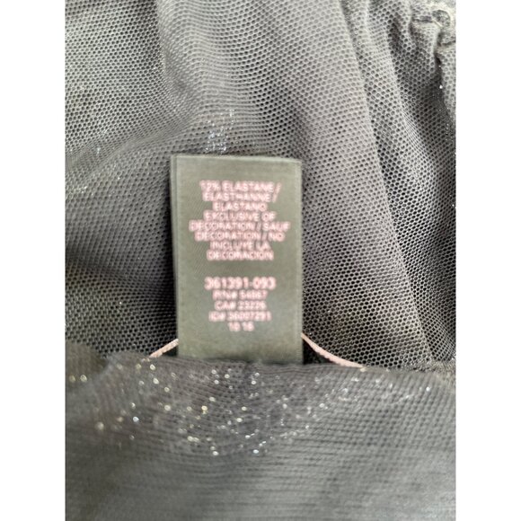 Vintage Victoria's Secret Black Lace & Mesh Bodysuit L/G High Cut  Unlined Thong - Picture 6 of 6